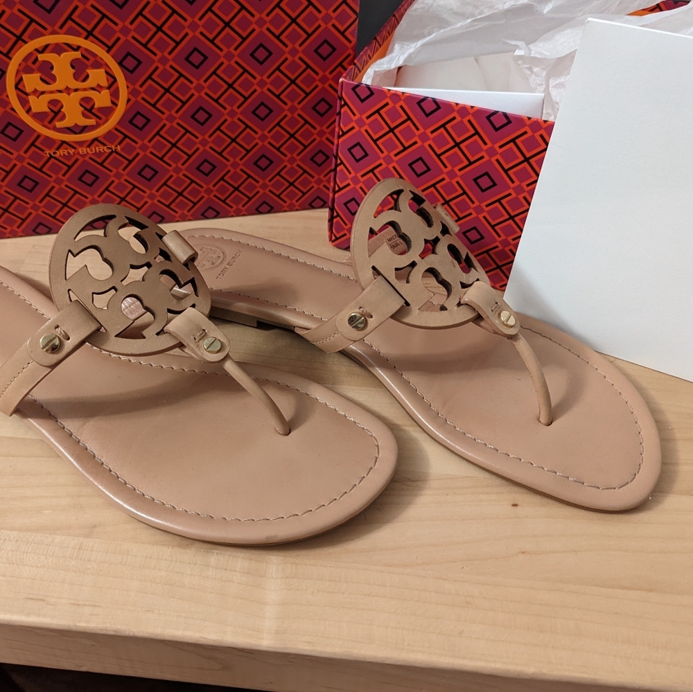 Tory Burch Miller Sandals in Light Makeup